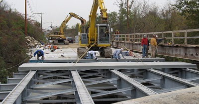 Fiberspan Vehicle Bridge Deck